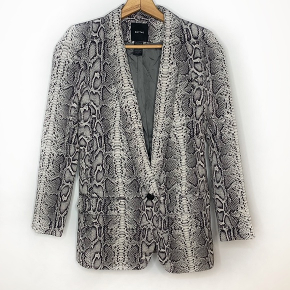 NWT Smythe Snakeskin Blazer - Picture 3 of 4